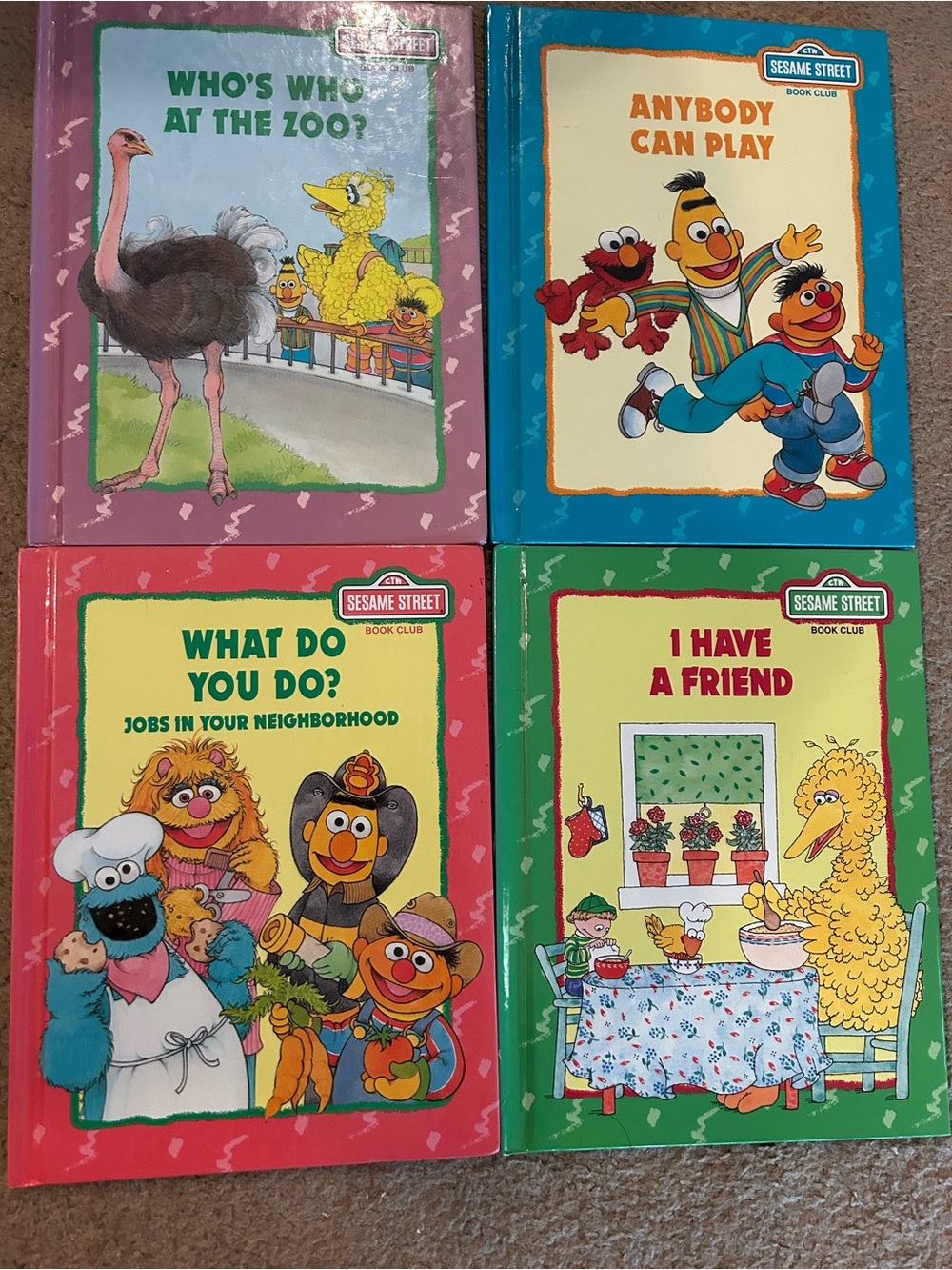 Vintage Sesame Street Bundle book club books
